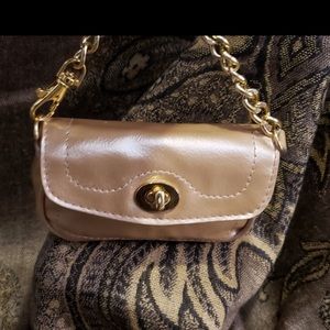 Gold mini bag